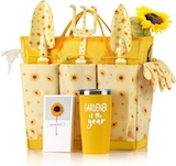 Garden Tool Set with Sunflower Print