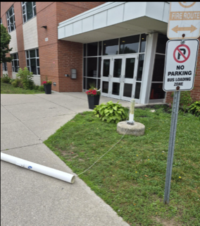No parking, bus loading zone