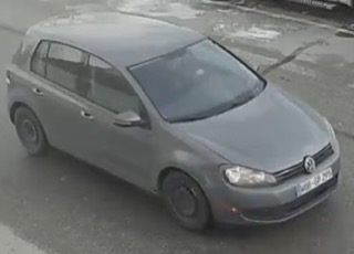 Gray hatchback car